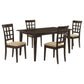 Gabriel - 5 Piece Rectangular 59" Dining Set - Cappuccino
