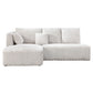 Manya - Sectional Sofa - Ivory Corduroy