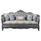 Ariadne - Sofa With 5 Pillows - Fabric & Platinum