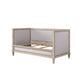 Charlton - Twin Daybed - Beige Linen & Weathered Oak