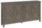 Darlock - Accent Cabinet - Warm Gray