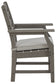 Visola - Arm Chair With Cushion (Set of 2) - Gray