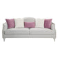 Kasa - Sofa With 5 Pillows - Beige Linen & Champagne
