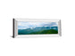 Misty Mountains Il By Kames Mcloughlin - Mirror Framed Print Wall Art - Blue