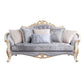 Galelvith - Sofa With 6 Pillows - Gray Fabric