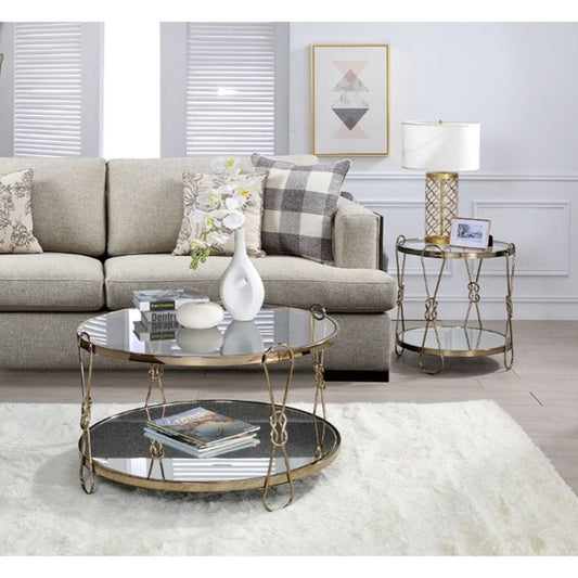Zekera - Coffee Table - Mirrored & Champagne
