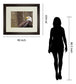 Majestic Eagle By Garytog Double Matted - Framed Print Wall Art - Light Brown