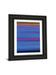 Abstract Blues By Mark Baker - Framed Print Wall Art - Blue