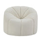 Osmash - Chair With Swivel - White Teddy Sherpa