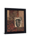 Earthen Echoes - 28" x 34" Framed Wall Art - Dark Brown
