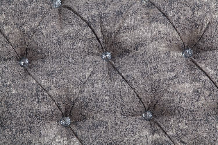 Elozzol - Sofa With 5 Pillows - Fabric & Antique Bronze