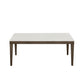 Essence - 70" Rectangle Dining Table With Marble Top