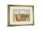 Cityscape Il By Longo - Framed Print Wall Art - Beige