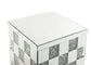 Noralie - 16" Square End Table - Mirrored & Faux Diamonds