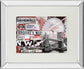 Saffron Hill By Andrew Cotton - Mirror Framed Print Wall Art - Gray