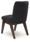 Dilenno - Dining Upholstered Side Chair (Set of 2) - Dark Brown