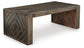 Dreggan - Rectangular Cocktail Table - Brown