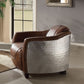 Brancaster - Chair - Retro Brown Top Grain Leather & Aluminum