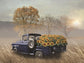 Sunflower Truck By Lori Deiter (Small) - Light Brown