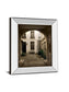 Marais Courtyard By Milla - Mirror Framed Print Wall Art - Light Brown