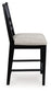 Greddinton - Upholstered Barstool (Set of 2)