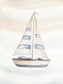 Ocean Oasis Little Sail I By Patricia Pinto (Framed) - Beige