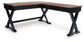 Wildenauer - Home Office Desk And Return - Brown / Black