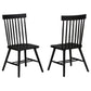 Andrews - Windsor Spindle Back Dining Side Chair (Set of 2)