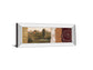 Tuscan Scene II - Mirror Framed Print Wall Art - Light Brown