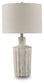 Imre - Poly Table Lamp - Distressed Brown