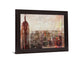 Copper Skyline Majesty - 28" x 34" Framed Wall Art - Dark Brown