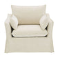 Shane - Chair With 2 Pillows - Beige Linen