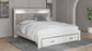Altyra - King Upholstered Storage Bed - White