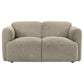 Dorset - Fabric Upholstered Round Track Arm Loveseat