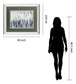 Silver Rain By Karen Lorena Parker - Mirror Framed Print Wall Art - Dark Gray