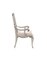 Esteban - Arm Chair Set of 2) - Ivory Velvet & Antique Champagne