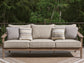 Harmony Headlands - Sofa With Cushion - Natural / Gray