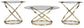 Crimonti - Occasional Table Set (Set of 3) - Champagne