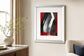 Red Streak III By Sharon Gordon - Dark Gray