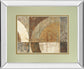 Circular Sculpture By Wild Apple Portfolio - Mirror Framed Print Wall Art - Light Brown