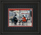 Player's Theatre By Ruanne Manning - Framed Print Wall Art - Dark Gray