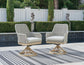 Seton Creek - Swivel Chair With Cushion (Set of 2) - Gray