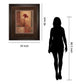 Lily Silhouette By Vivian Flasch - Framed Print Wall Art - Light Brown