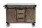 Alforvott - Kitchen Island - Marble Top & Weathered Gray