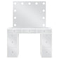Regina - Makeup Vanity Table Set With Lighting - White