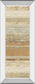 Placidity II By Tom Reeves - Mirrored Frame Wall Art - Light Brown