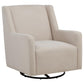 Sorrel - Fabric Upholstered Swivel Glider Arm Chair - Latte