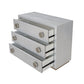Anpu - Console Cabinet - Silver Faux Crocodile Skin