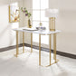 Estie - Writing Desk Same Ac00902) - White & Gold