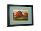 Tress In Motion By Alison Pearce - Framed Print Wall Art - Light Blue